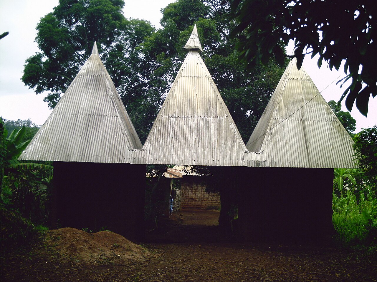 Case traditionnelle bamileke a Baham