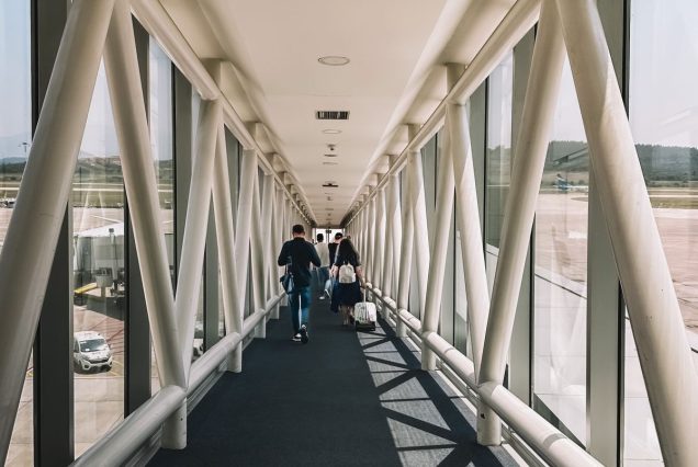 Embarquement pour le vol retour