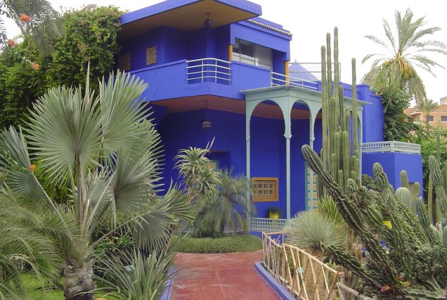La villa bleu Majorelle au cœur du jardin, Marrakech