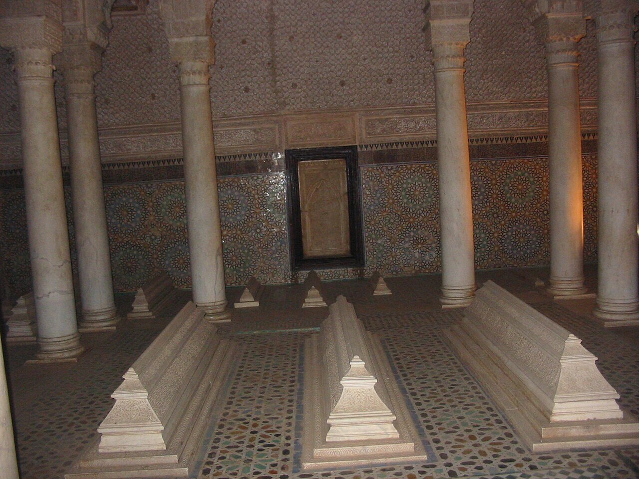 Necropole des Tombeaux saadiens a Marrakech