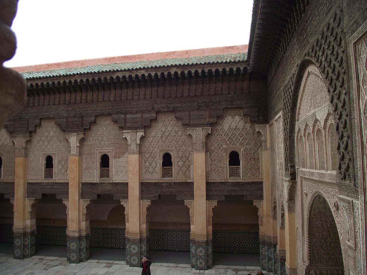 Cour interieure de la Medersa Ben Youssef