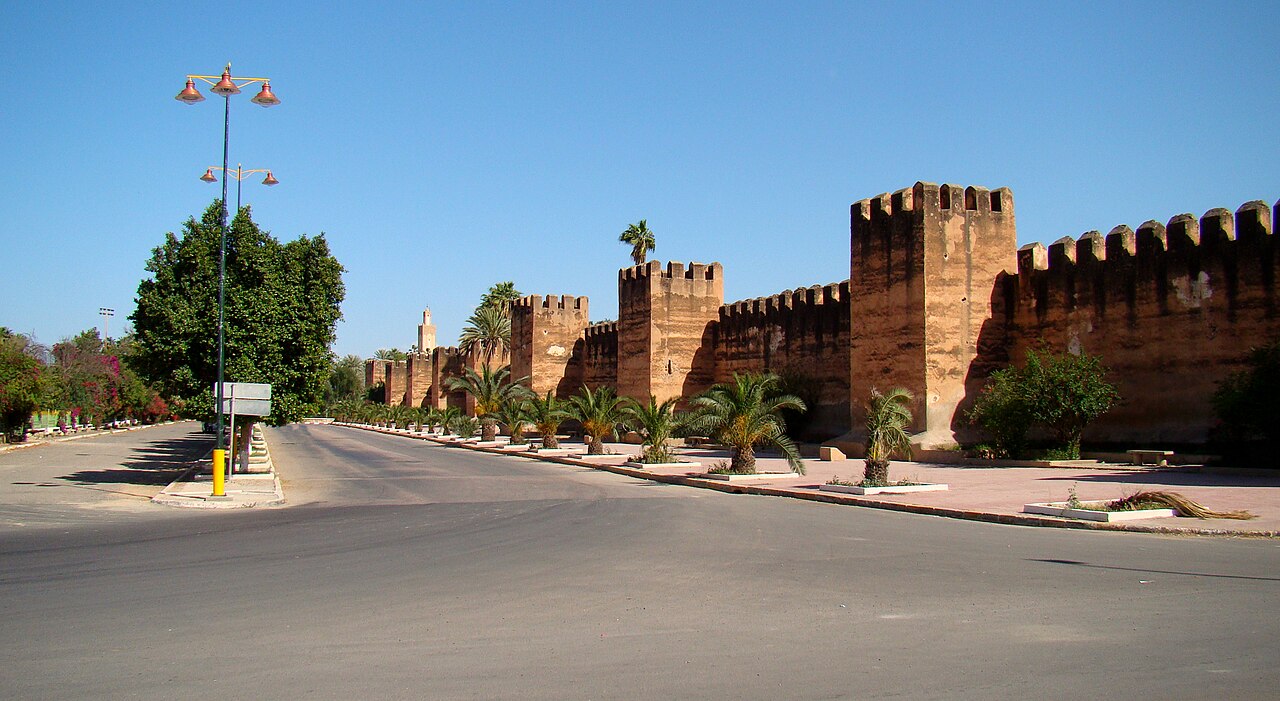 Les remparts en pise de Taroudant