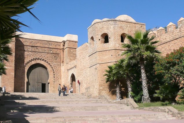 Bab Oudaïa, porte almohade de la Kasbah des Oudayas à Rabat