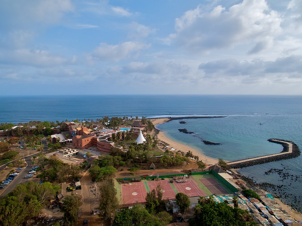 La pointe des Almadies, extremite occidentale de l Afrique